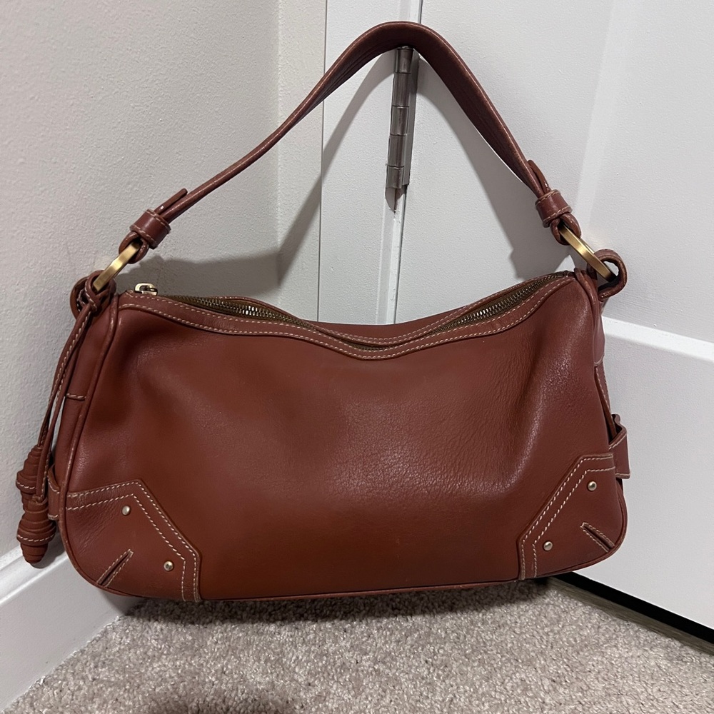 Bally Brown Leather Shoulder Bag